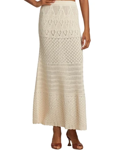 Ba & Sh Jena Cotton Knit Midi-Skirt