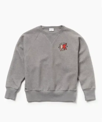 Lacoste Keith Haring Design Cotton Blend Sweatshirt