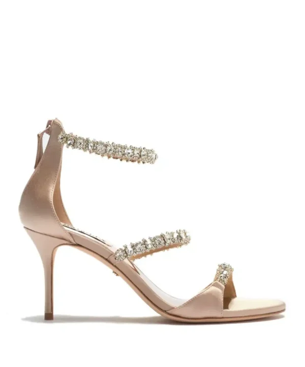 Badgley Mischka Yasmine Crystal Embellished Sandal