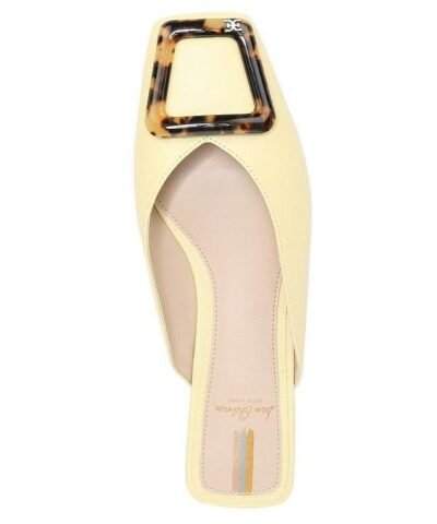 Sam Edelman Lavina Buckle Mule In Yellow