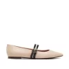 Tory Burch 2 Band 5mm Pointy Toe Flats