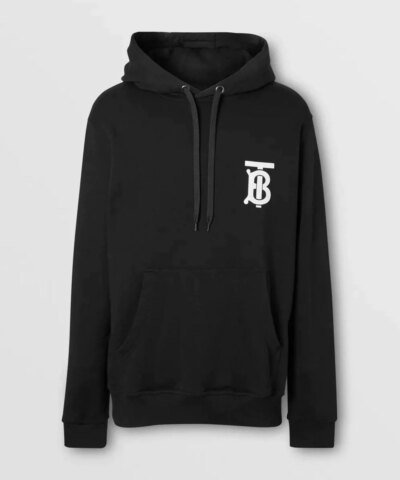 Burberry Men's Monogram Motif Cotton Hoodie