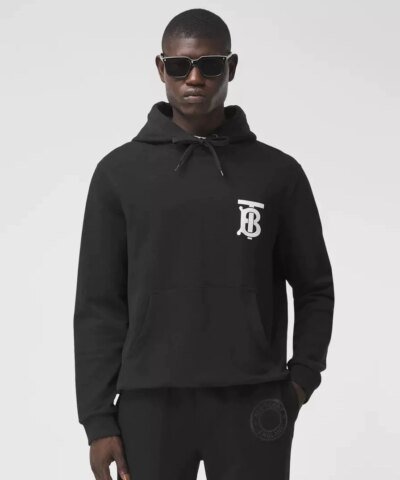 Burberry Men's Monogram Motif Cotton Hoodie