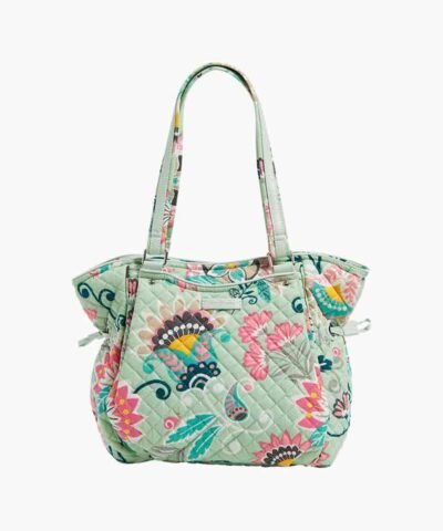 Vera Bradley Iconic Glenna Satchel in Mini Flowers