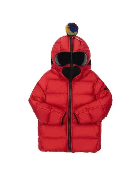 Ai Riders Kids' Water Repellent Nylon Down Jacket In Red