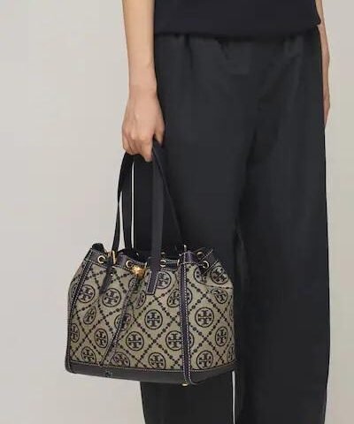 Tory Burch T Monogram Jacquard Small Tote Bag