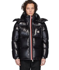 Moncler Black Down Montbeliard Jacket