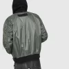 Diesel J-TOSHIO Bomber Jacket With Large Zipped Pockets
