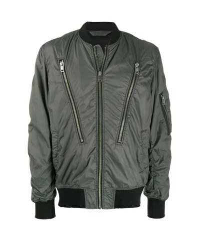 Diesel J-TOSHIO Bomber Jacket With Large Zipped Pockets