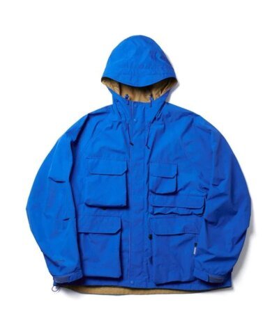 Daiwa Pier39 Gore-Tex Infinium Hooded Mountain Jacket, Blue