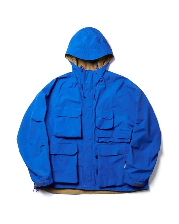 Daiwa Pier39 Gore-Tex Infinium Hooded Mountain Jacket, Blue