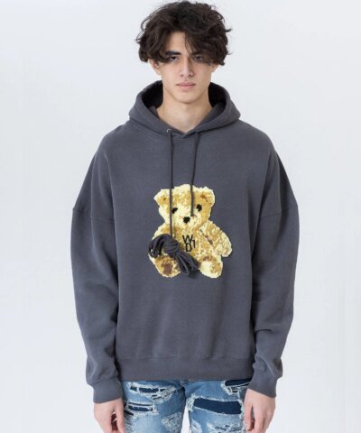 We11done Embroidered Teddy Hoodie