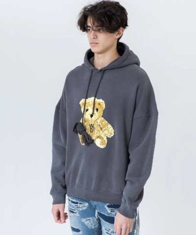 We11done Embroidered Teddy Hoodie