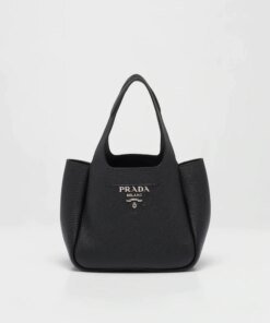 Prada Flou Black Tote Bag