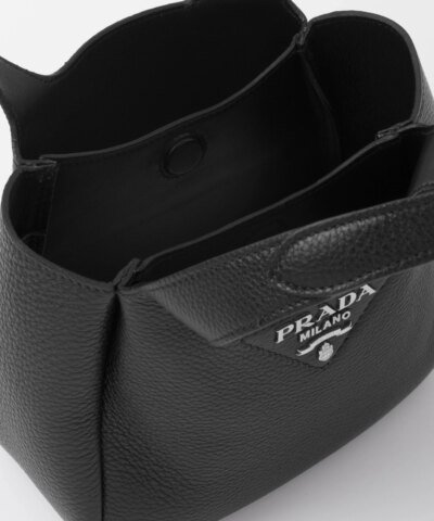 Prada Flou Black Tote Bag