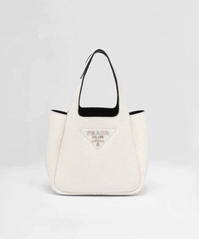 Prada Flou White Tote Bag