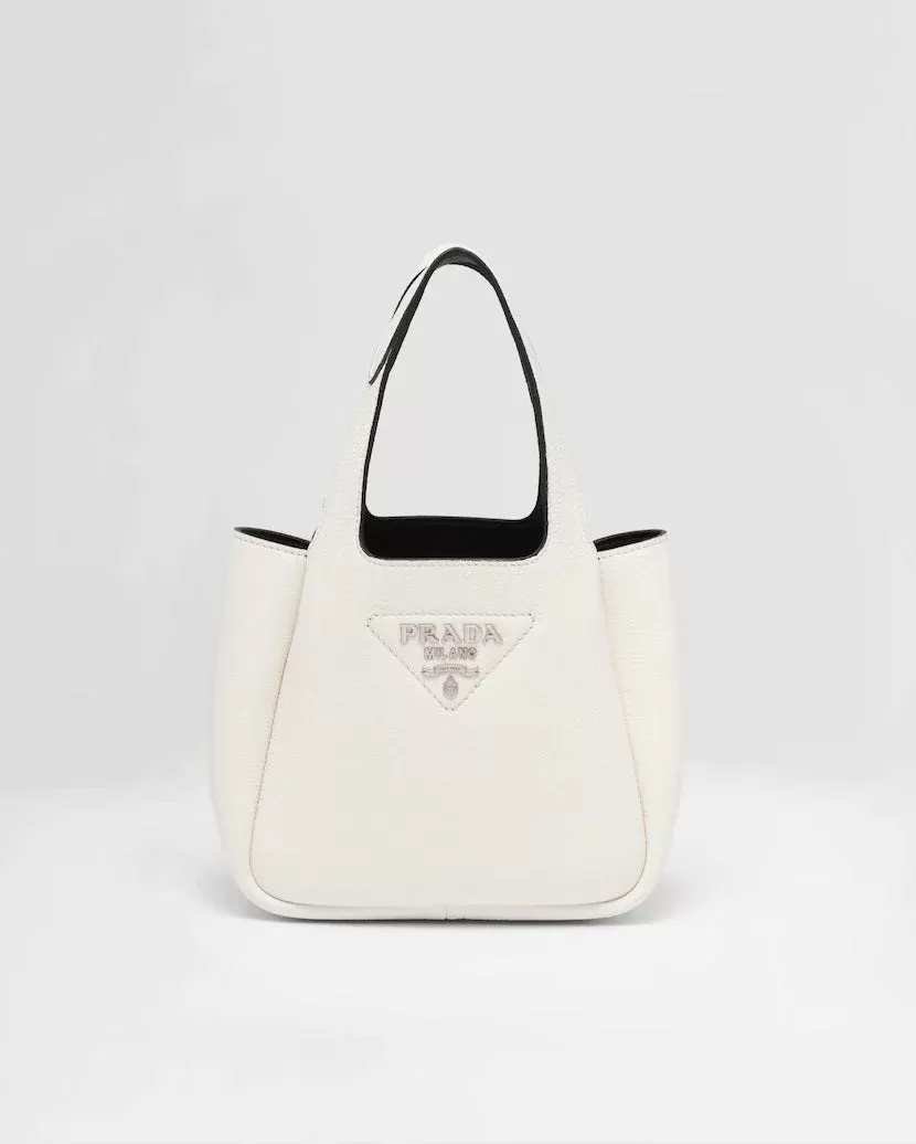 Prada Flou White Tote Bag