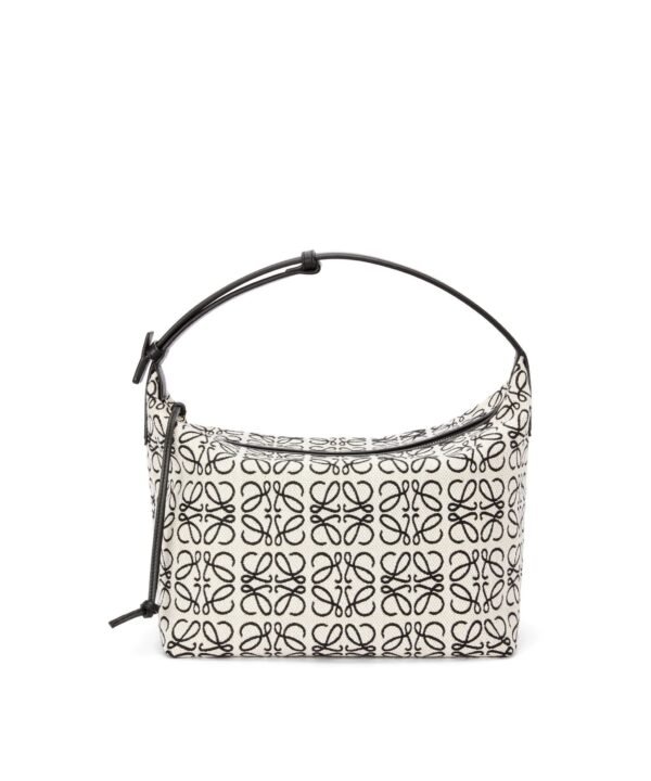 Loewe Cubi Bag In Anagram Jacquard And Calfskin