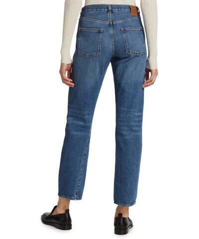 Totême Original Blue High-Rise Straight-Leg Jeans
