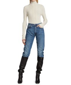 Totême Original Blue High-Rise Straight-Leg Jeans