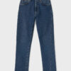 Totême Original Dark Blue High-Rise Straight-Leg Jeans