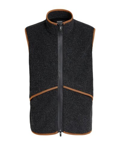 Zegna Outdoor Capsule Wool-Blend Zip-Up Vest