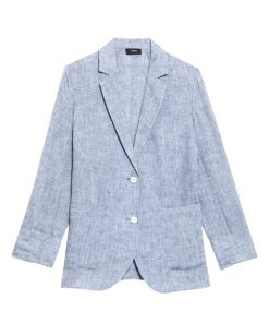 Theory Hemp Single-Breasted Jacket