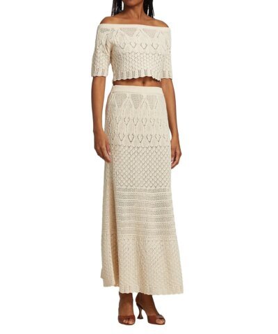 Ba & Sh Jensen Cotton Knit Crop Top