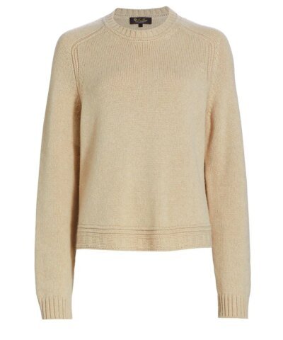 Lore Piana Girocollo Grassmoor Cashmere Sweater