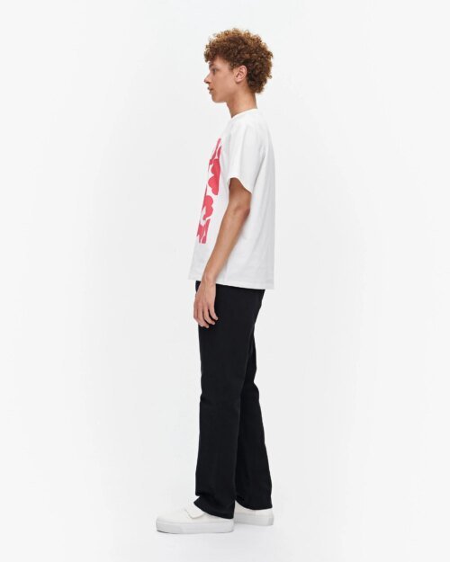 Marimekko Liuske Unikko Placement T-Shirt, Pink