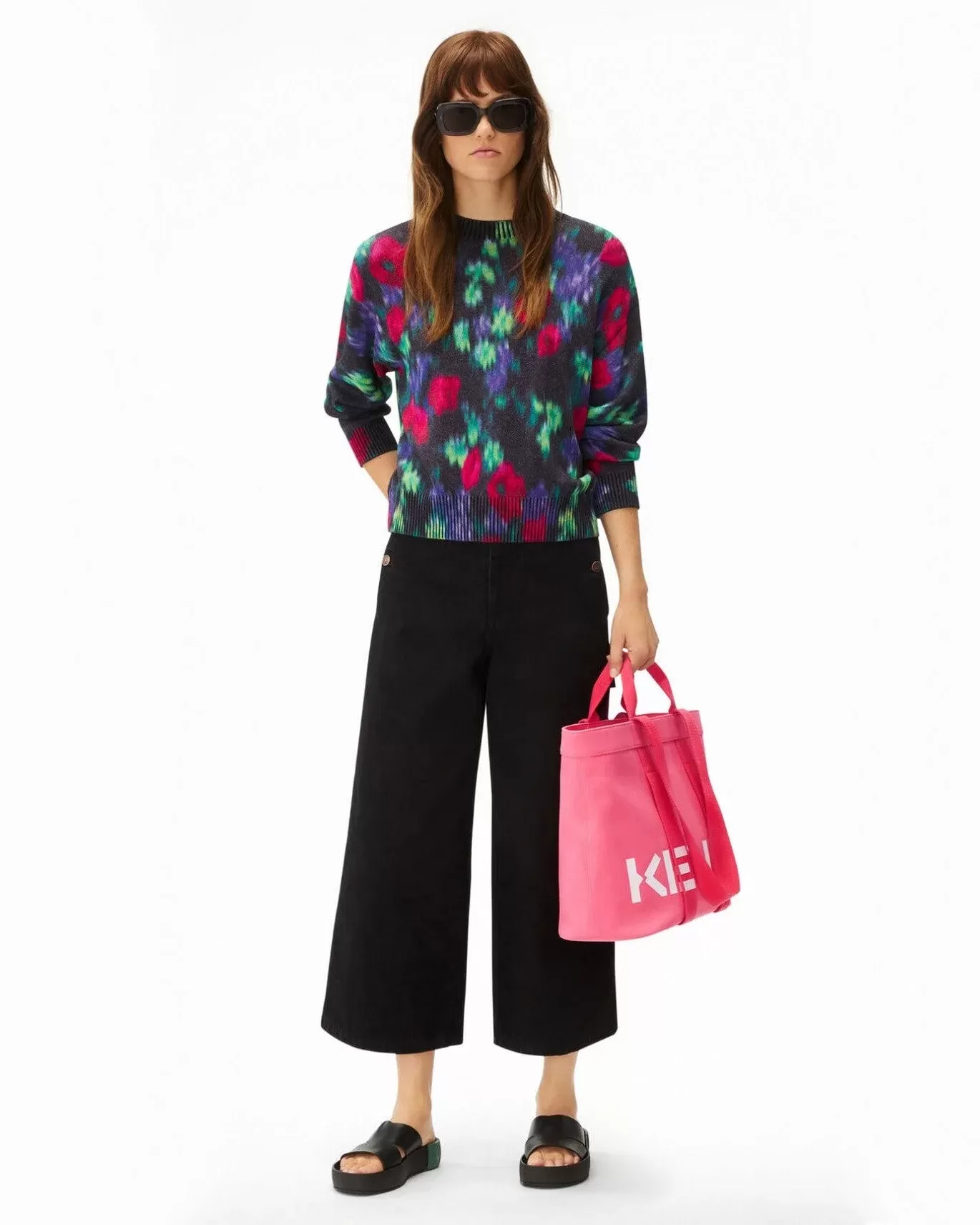 Kenzo 'Blurred Flowers' Jumper