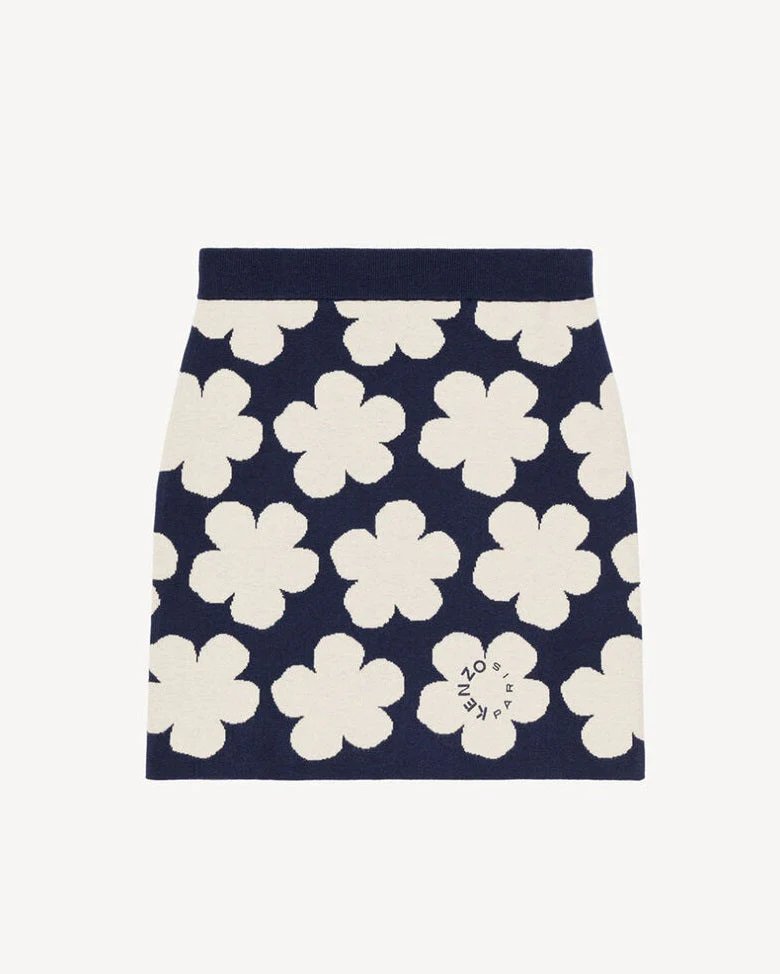 Kenzo Floral Jacquard Miniskirt