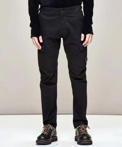 CP Company Garment Dyed Sateen Lens Pocket Pants