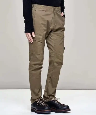 CP Company Garment Dyed Sateen Lens Pocket Pants