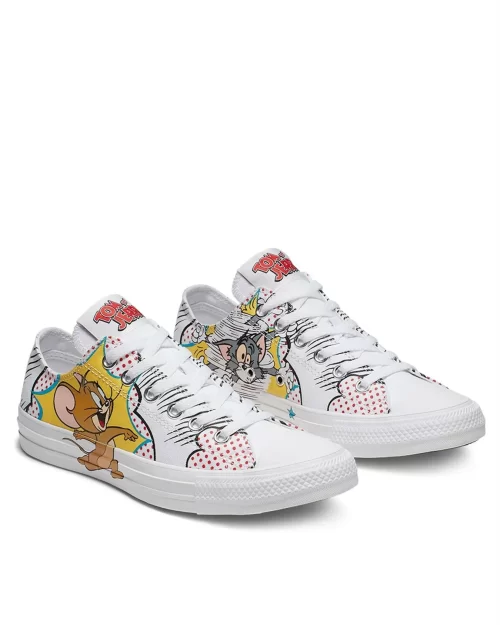 Converse Unisex Tom and Jerry Chuck Taylor All Star Low Top