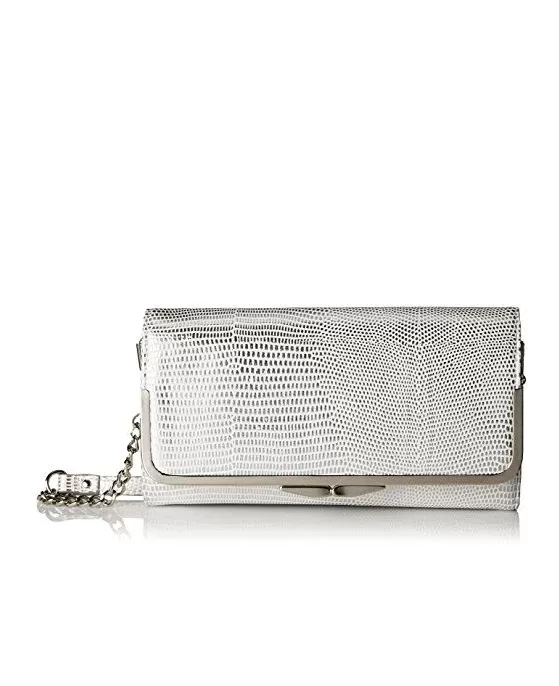 Nine West Glitter Mob Wallet On A Chain White - Fashionbarn shop - 2