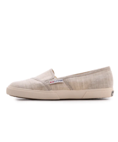 SUPERGA Beige Cotu Slip On Sneakers-SUPERGA-Fashionbarn shop