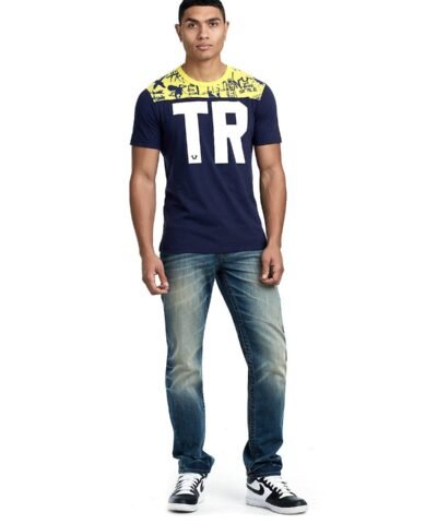 True Religion Slim Fit Old Multi Jean