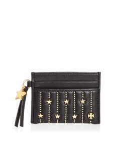 Tory Burch Fleming Star-Stud Card Case