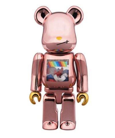 Bearbrick JSB 100% & 400% 2nd Ver. Set Pink Chrome