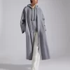 Max Mara Labbro Relaxed-Fit Cashmere Coat In Light Grey