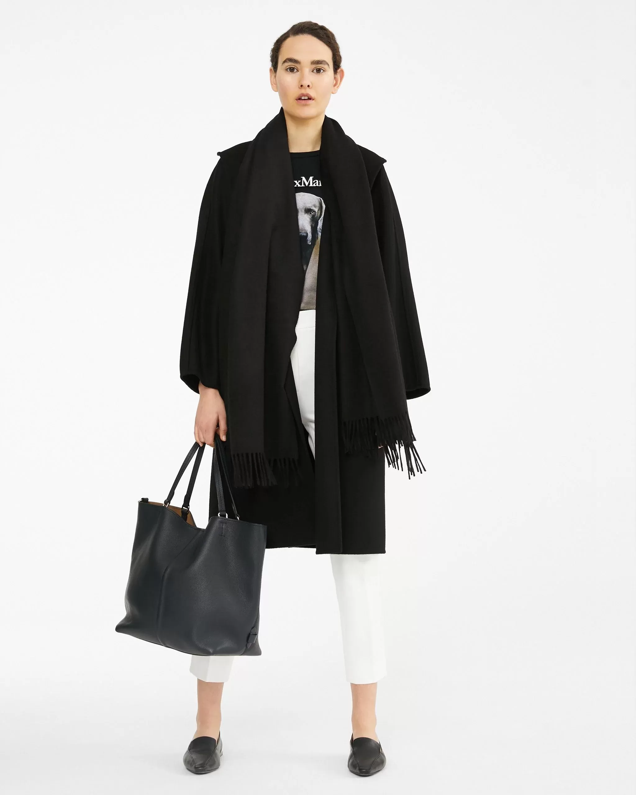 Max Mara Cashmere Coat, Black