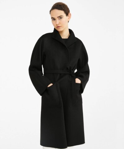 Max Mara Cashmere Coat, Black