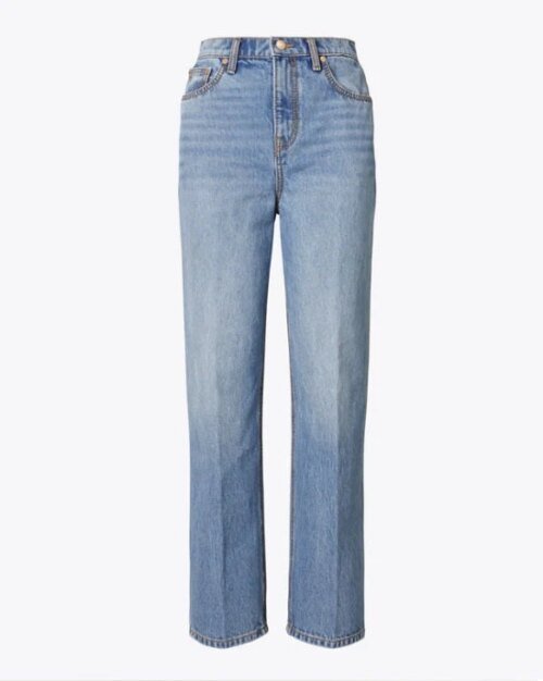 Tory Burch High-Rise Straight Jean