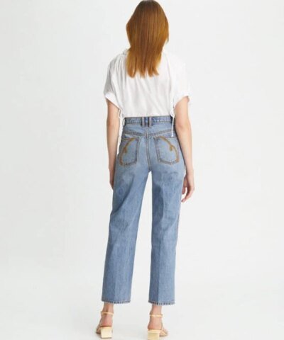 Tory Burch High-Rise Straight Jean