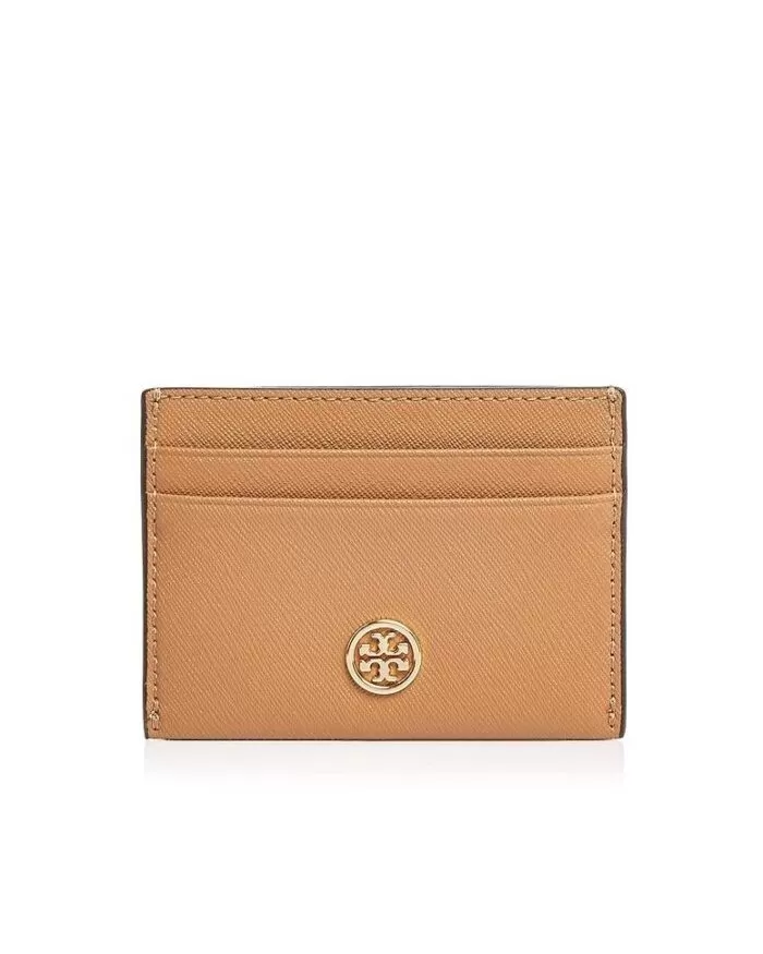 Tory Burch Robinson Leather Card Case