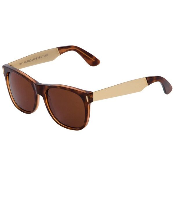 Super by Retrosuperfuture Classic Francis Havana Men's Sunglasses