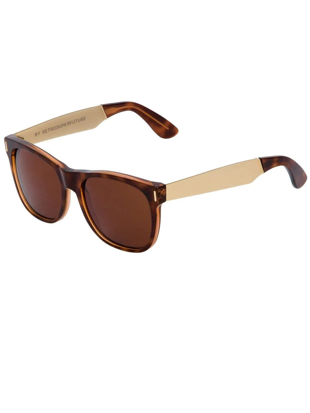 Super by Retrosuperfuture Classic Francis Havana Men's Sunglasses