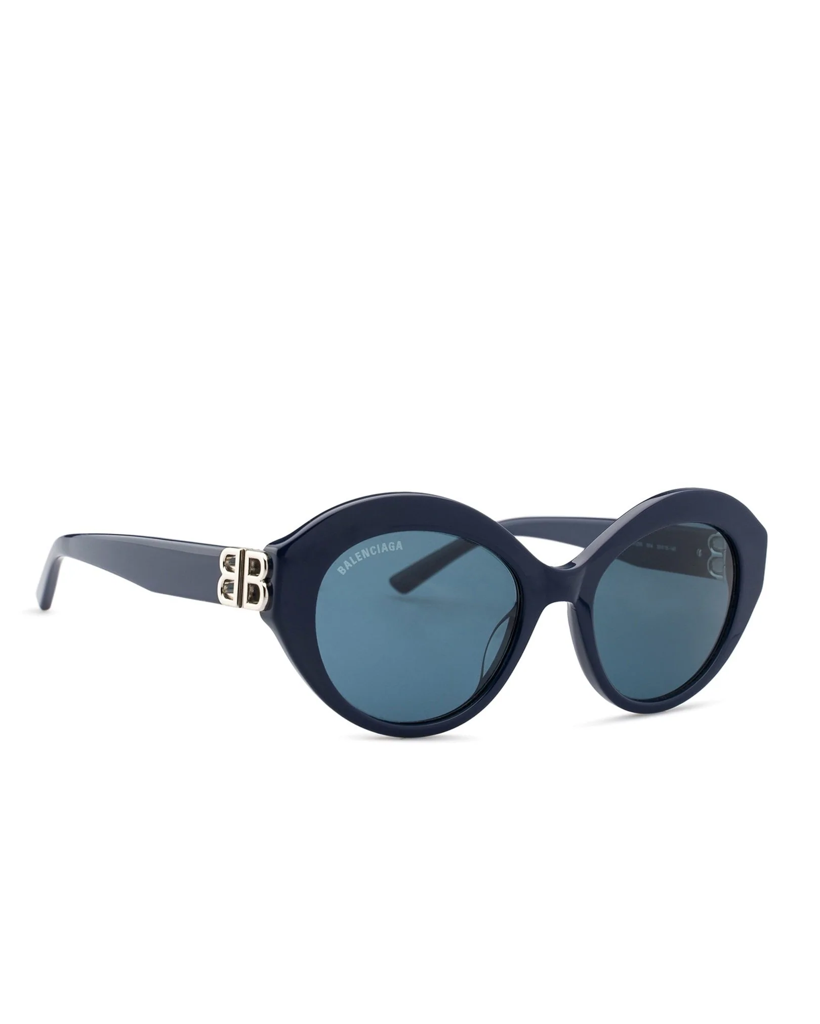 Balenciaga BB0133 S-004 Blue/Silver Sunglasses
