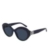 Balenciaga BB0133 S-004 Blue/Silver Sunglasses